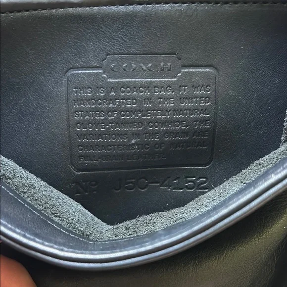 Coach Leather Backpack with Gold Buckle - Picture 12 of 14